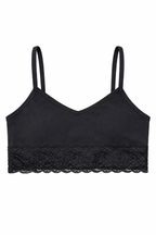 BLS - Zivka Non Padded Cotton Teen Bra - Black