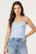 BLS - Zorana Stretchable Cotton Camisole - Blue