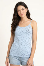 BLS - Zorana Stretchable Cotton Camisole - Light Blue