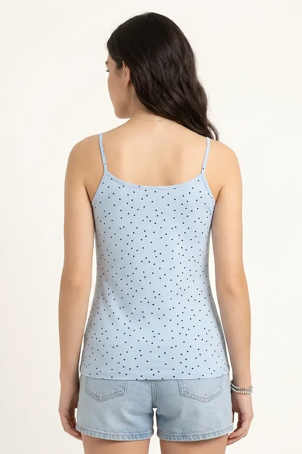BLS - Zorana Stretchable Cotton Camisole - Light Blue
