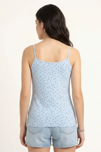 BLS - Zorana Stretchable Cotton Camisole - Light Blue