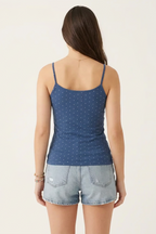 BLS - Zorana Stretchable Cotton Camisole - Navy Blue
