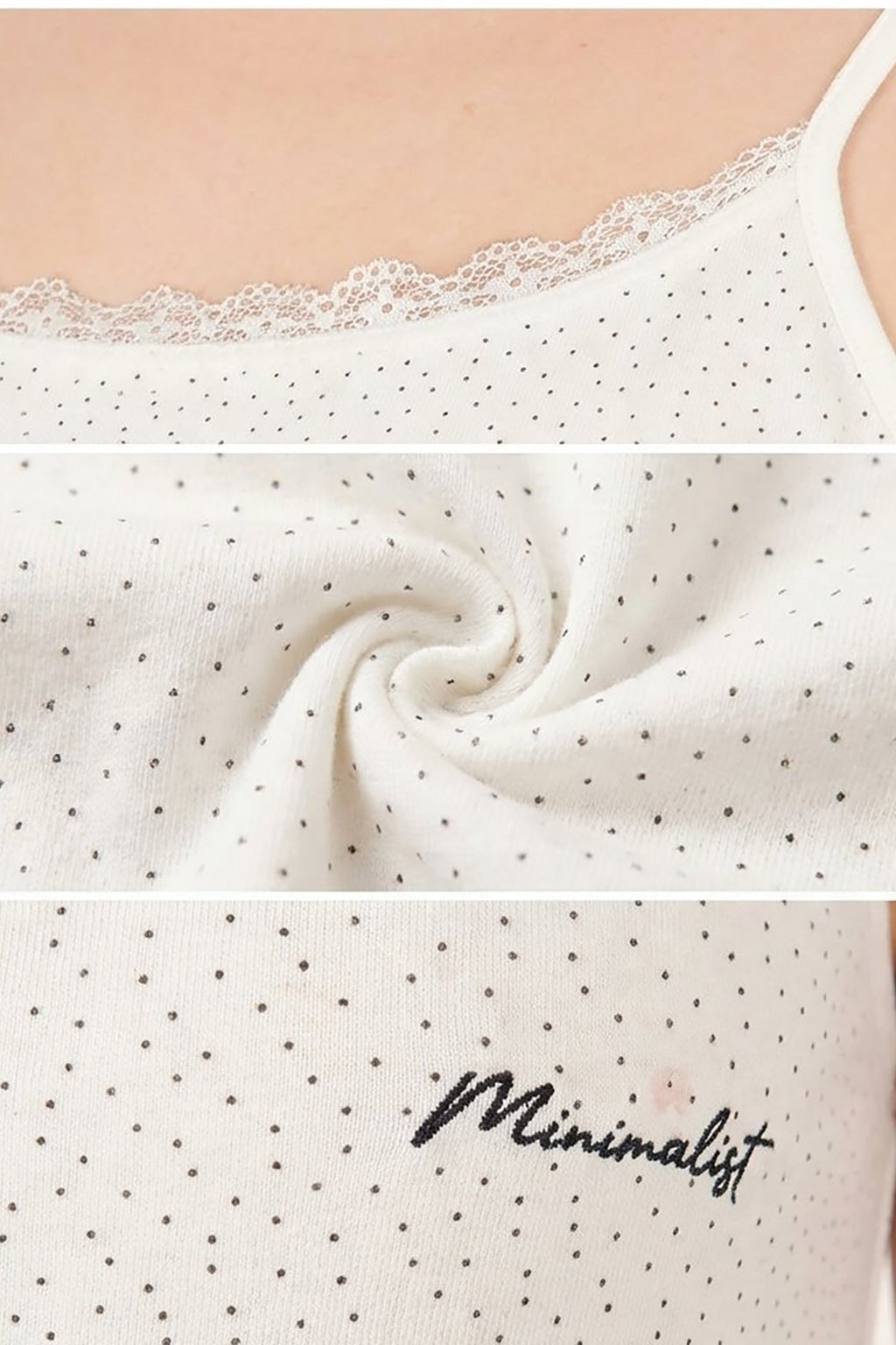 BLS - Zorica Stretchable Cotton Camisole - Ecru