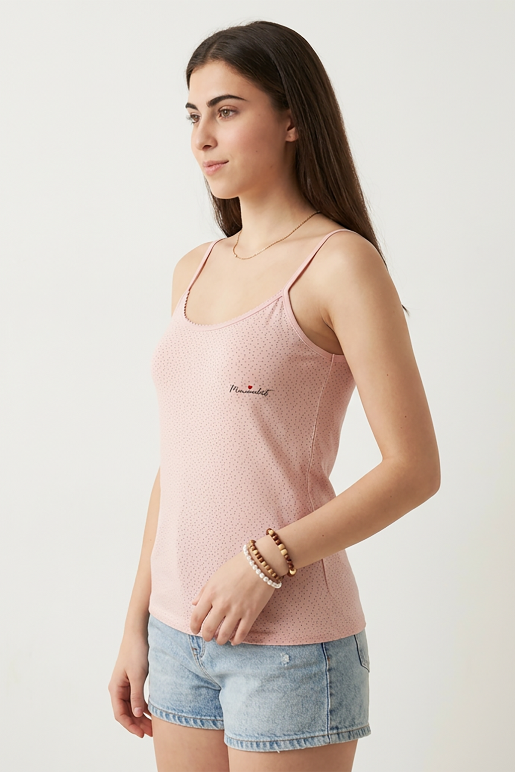 BLS - Zorica Stretchable Cotton Camisole - Pink