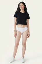 BLS - Zusa Cotton Teen Panty - White