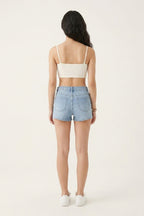 BLS - Abila Non Padded Cotton Teen Bra - White