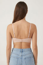 BLS - Alma Non Padded Cotton Bralette - Beige