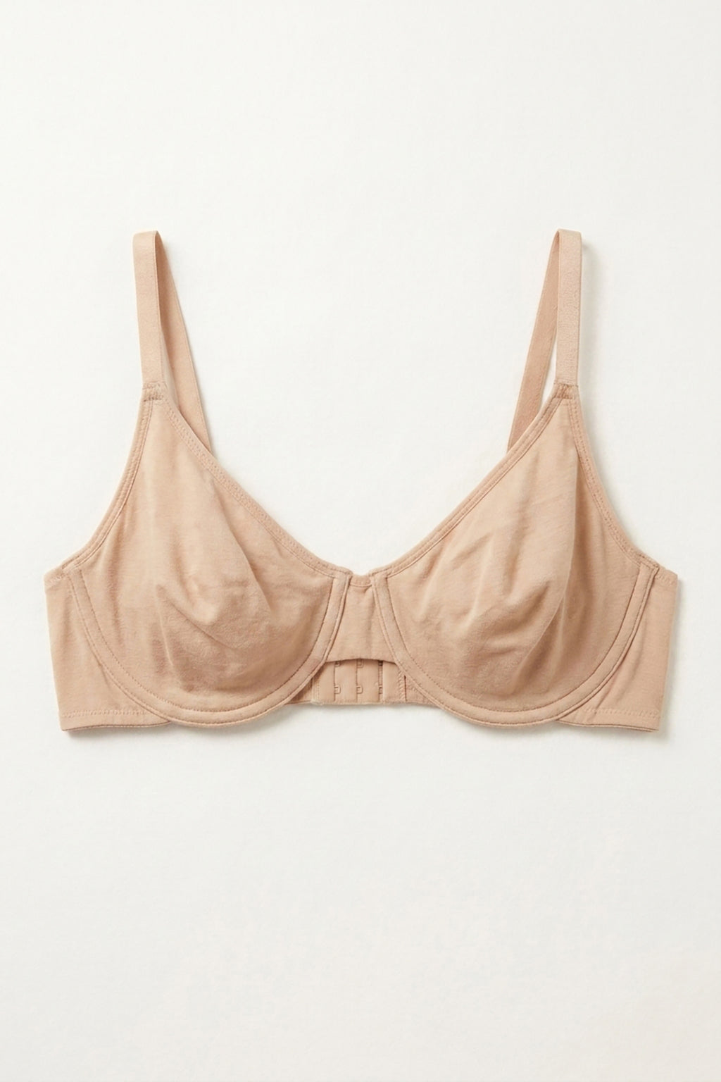 BLS - Camille Wired And Non Padded Cotton Bra - Skin