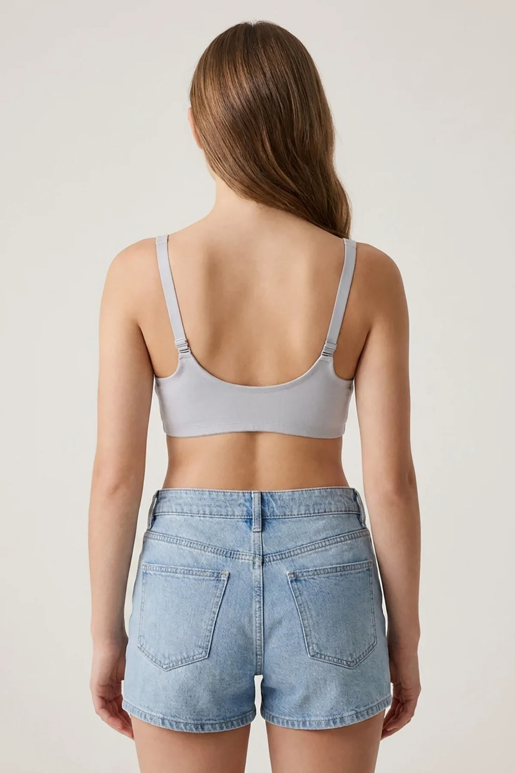 BLS - Front Open Bra - Grey