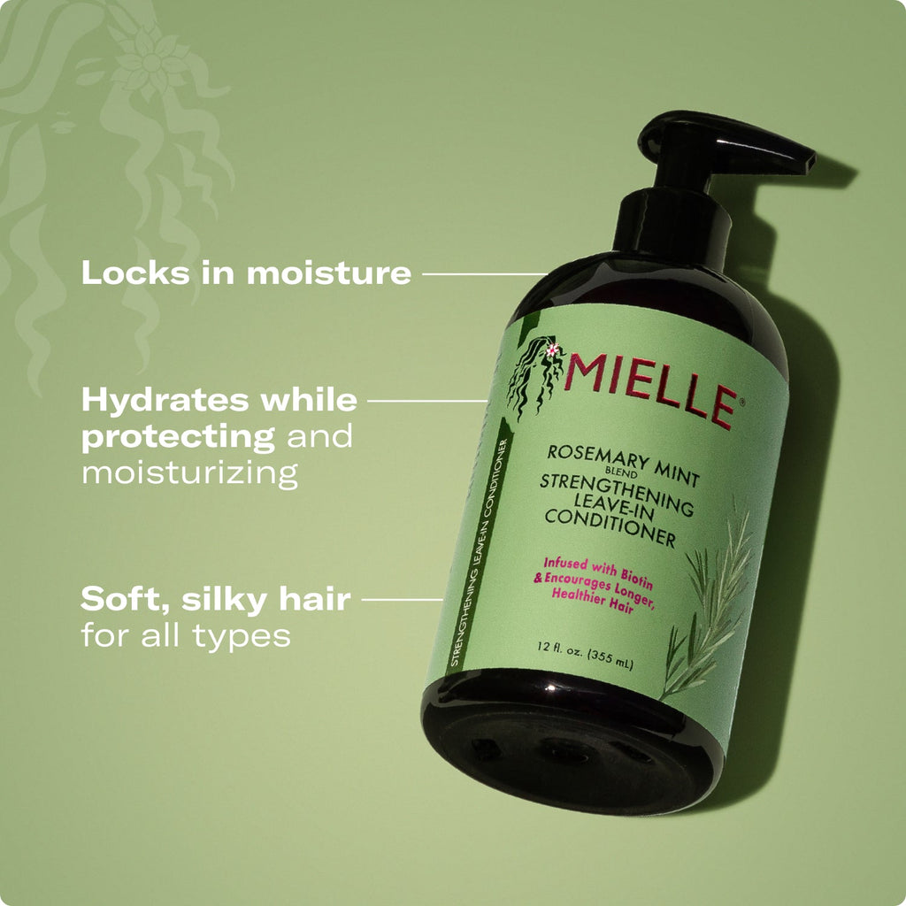 Mielle - Leave-In Conditioner Rosemary Mint Strength - 355Ml