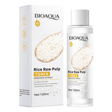 Bioaqua - Rice Raw Pulp Toner - Nourishing & Shrink Pores - 120Ml