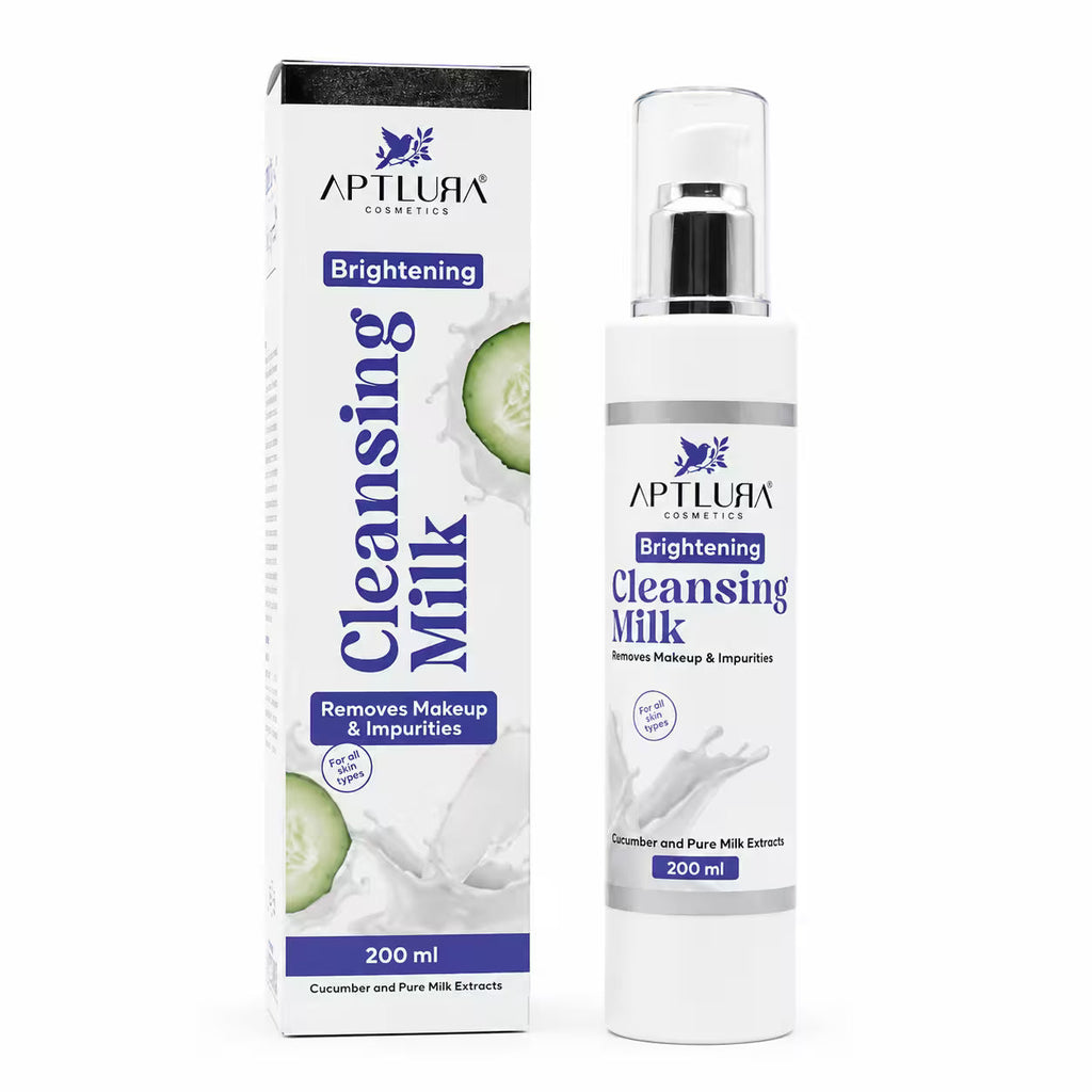 Aptlura Brightening Cleansing Milk – Makeup & Impurity Remover 200ml