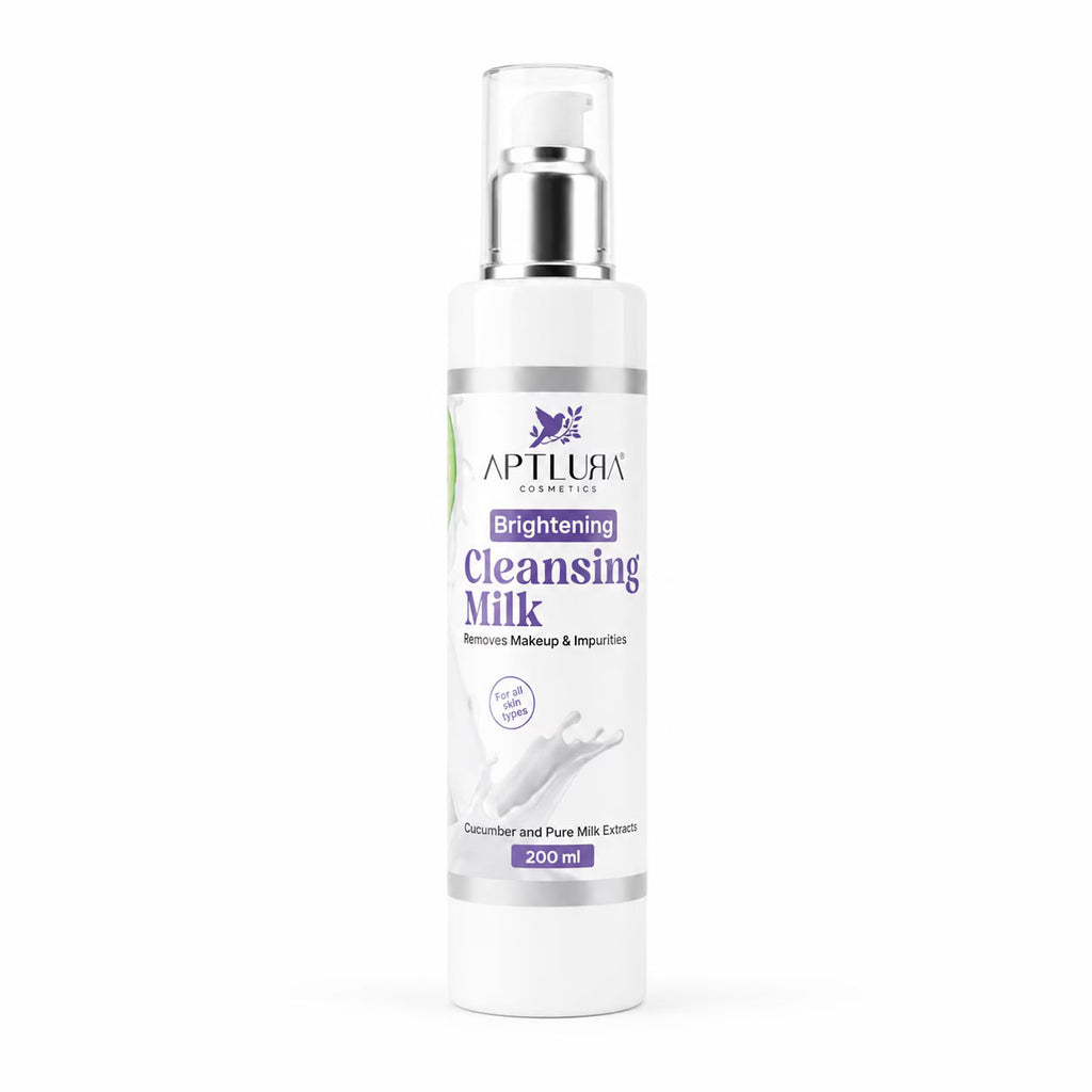 Aptlura Brightening Cleansing Milk – Makeup & Impurity Remover 200ml