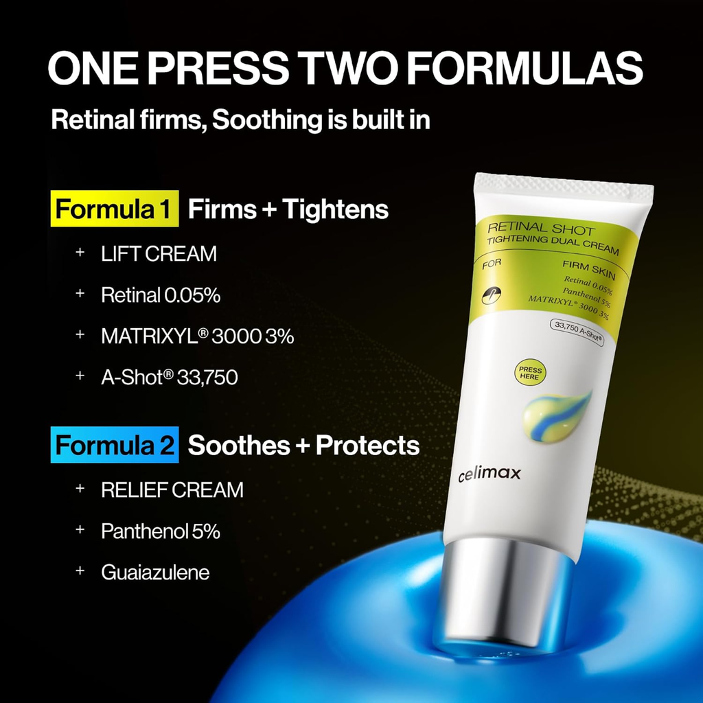 Celimax - The Vita-A Retinal Shot Tightening Dual Cream 50Ml
