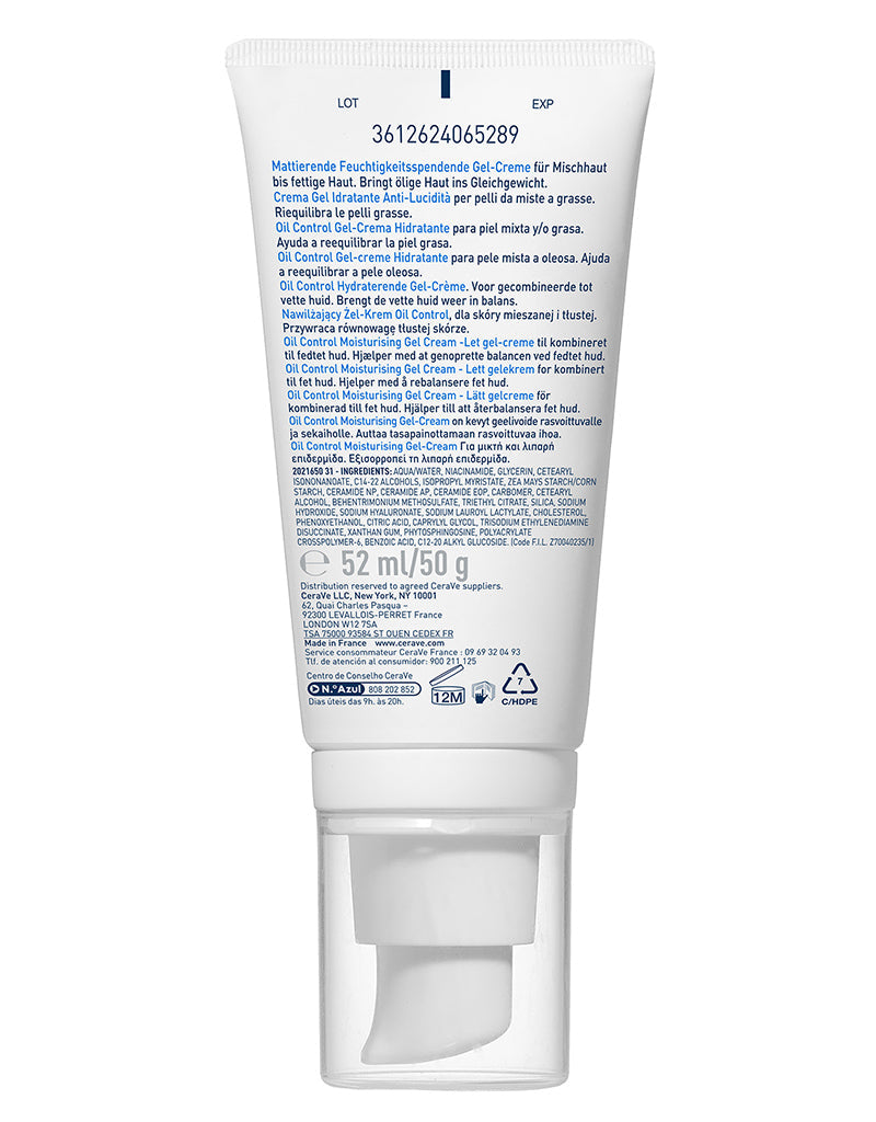 CeraVe - Oil Control Moisturising Gel Cream 52ml