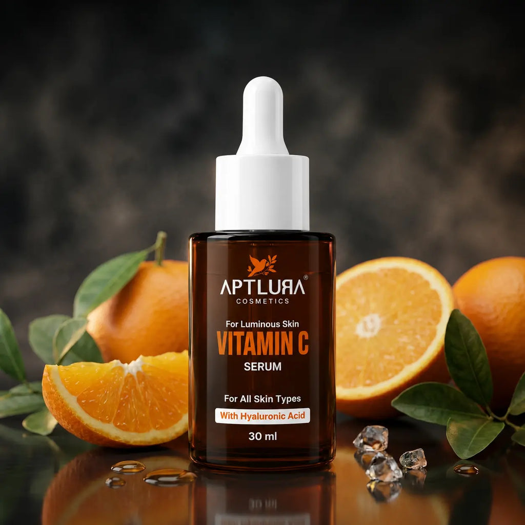 Aptlura Vitamin C Glow Therapy Serum with Hyaluronic Acid – 30ml
