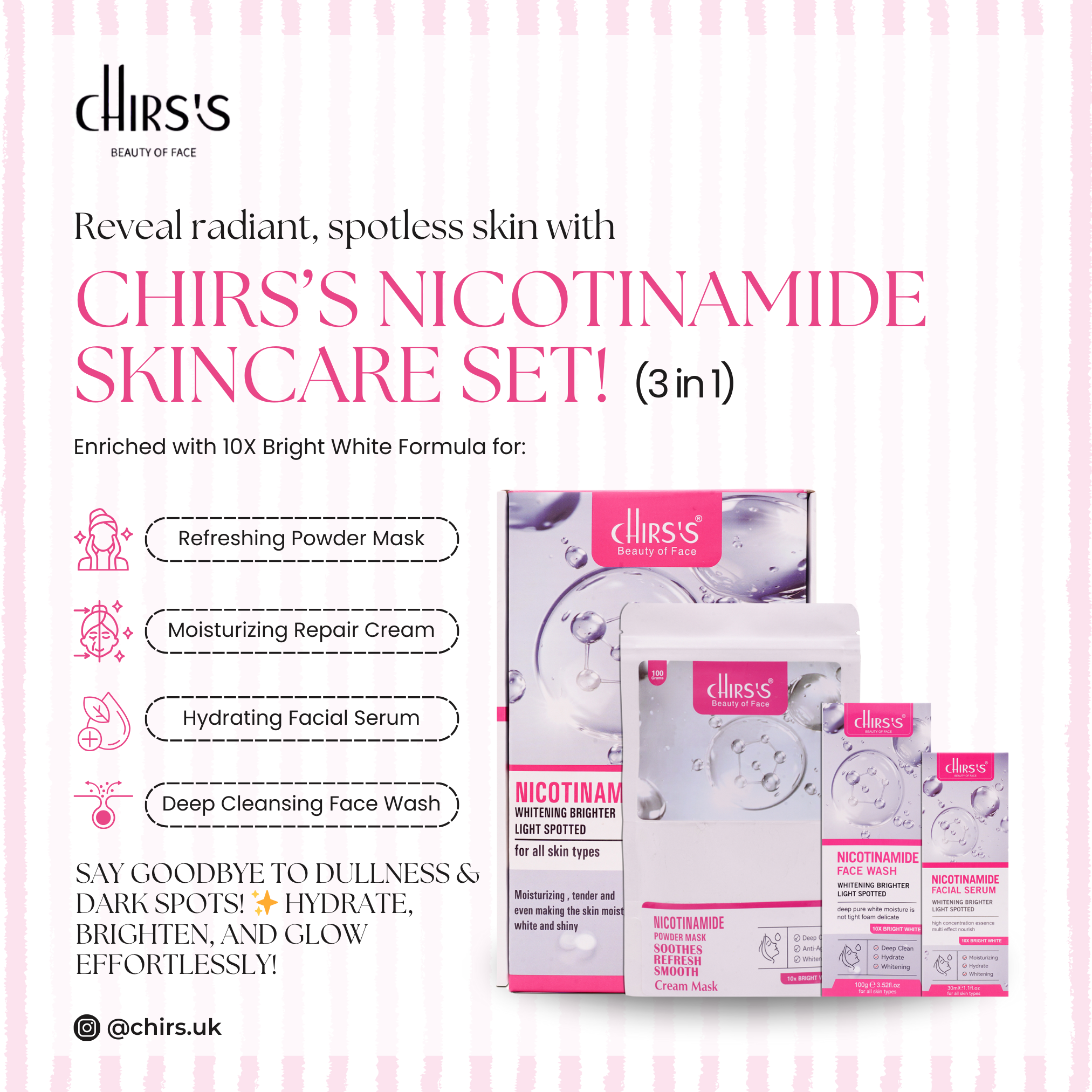 Chirs's - Nicotinamide 3-In-1 Kit