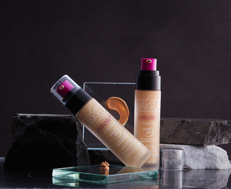 Emelie - Matte Foundation Vitamin E&A Waterproof 01