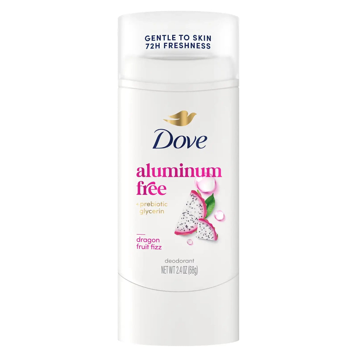 Dove - Dragon Fruit Fizz Aluminum Free Deodorant Stick - 2.4 Oz (68g)
