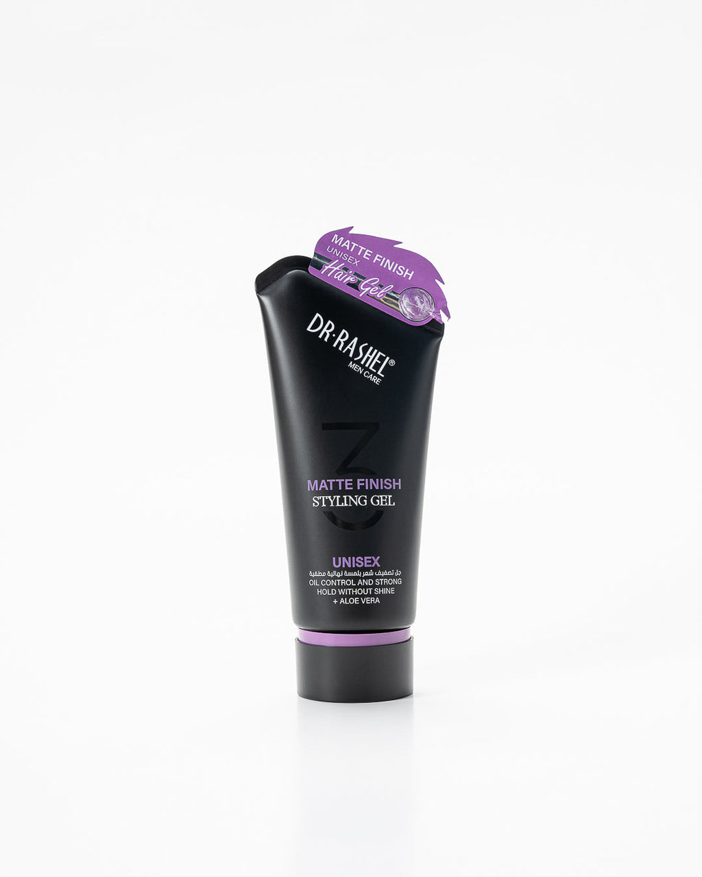 DR RASHEL Matte Finish Styling Gel Unisex – Oil Control, Strong Hold Without Shine, Aloe Vera Infused Non-Greasy Styling Gel