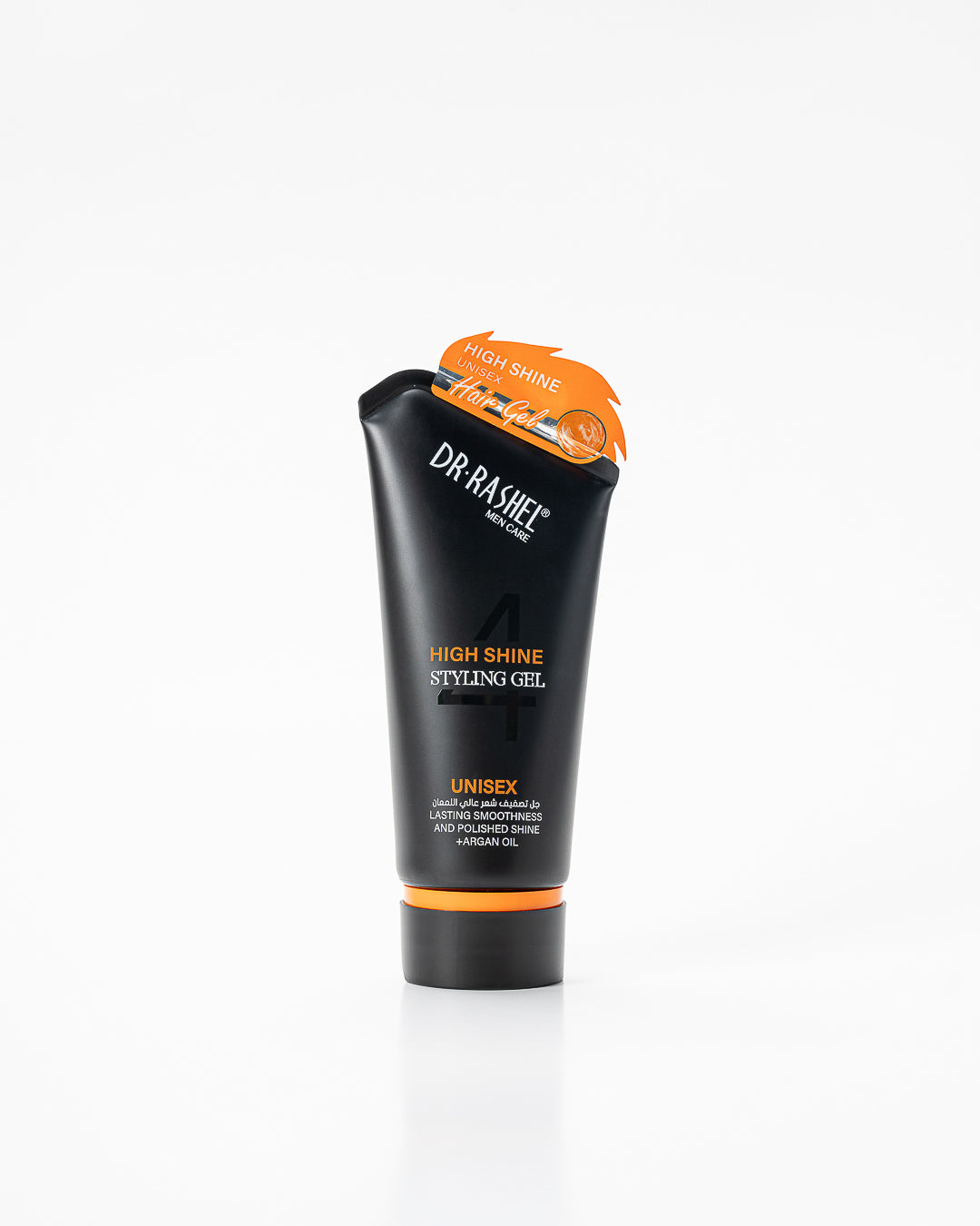 DR RASHEL High Shine Styling Gel Unisex – Lasting Smoothness, Polished Shine, Strong Hold, Argan Oil Infused Non-Flaky Styling Gel
