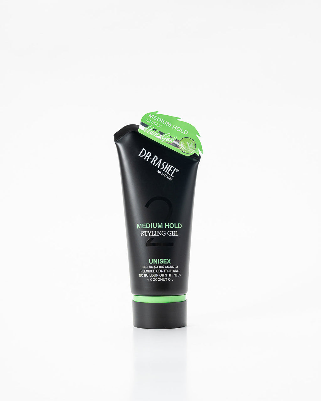 DR RASHEL Medium Hold Styling Gel Unisex – Flexible Control, Coconut Oil Formula, No Buildup, No Stiffness, Lightweight Styling Gel
