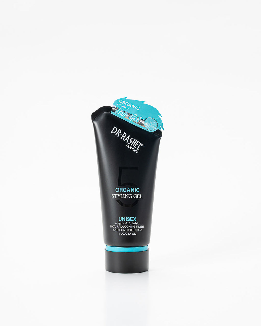 DR RASHEL Organic Styling Gel Unisex – Natural-Looking Finish, Frizz Control, Lightweight Hold, Jojoba Oil Infused Non-Sticky Styling Gel