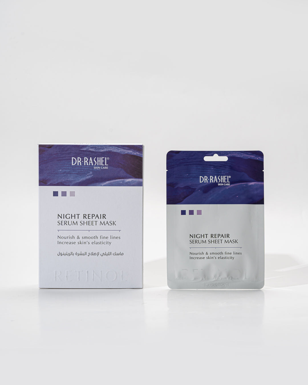 Dr Rashel - Retinol Night Repair Serum Sheet Mask (Packof 10)