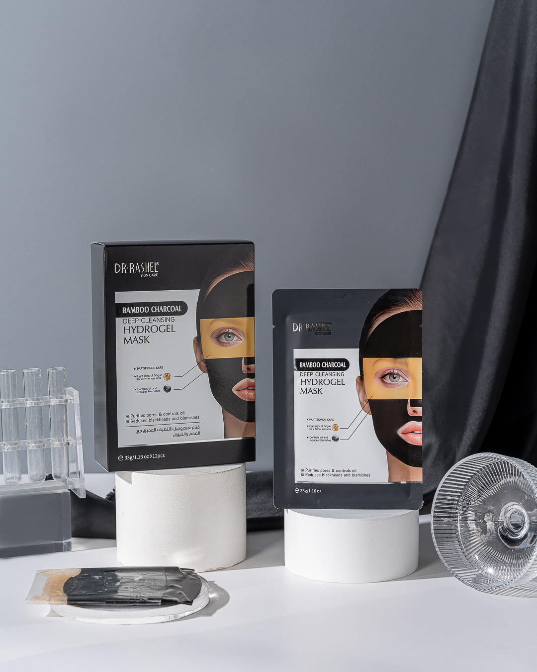Dr Rashel - Bamboo Charcoal Deep Cleansing  Hydrogel Mask 1pc