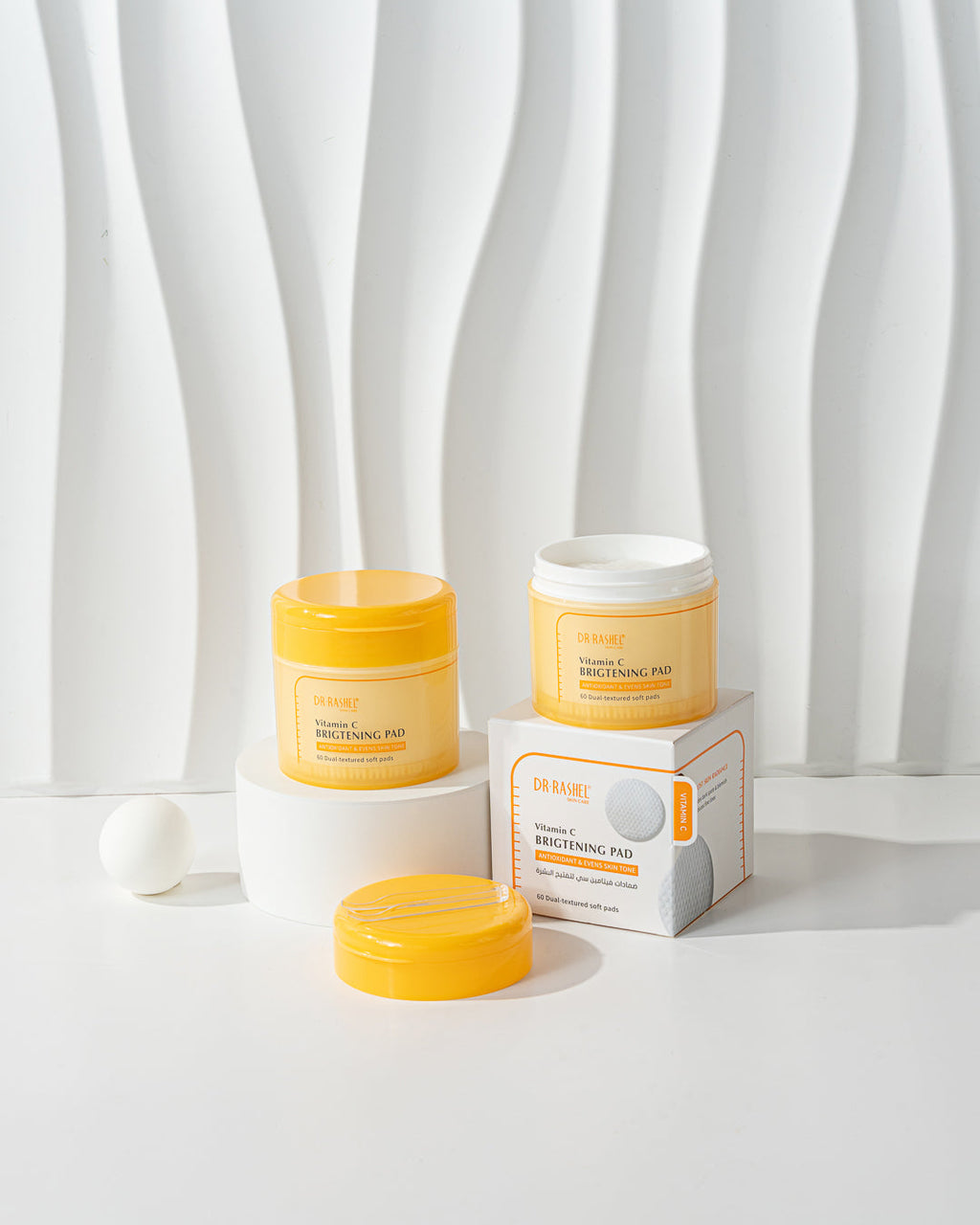 Vitamin C Brightening 60 Dual - Textured Soft Pads