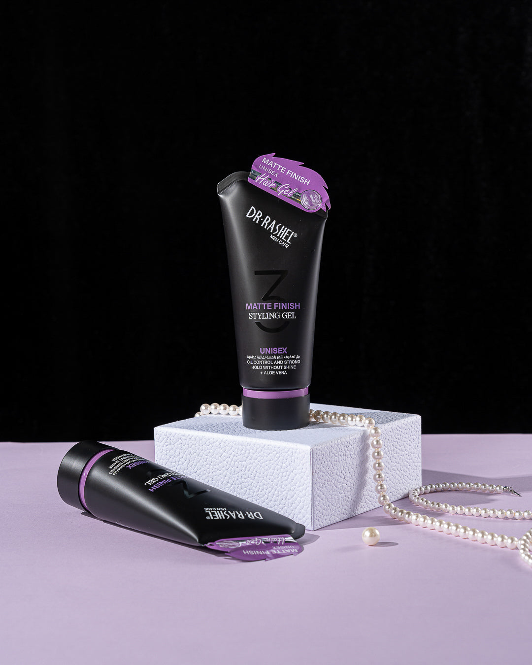 DR RASHEL Matte Finish Styling Gel Unisex – Oil Control, Strong Hold Without Shine, Aloe Vera Infused Non-Greasy Styling Gel