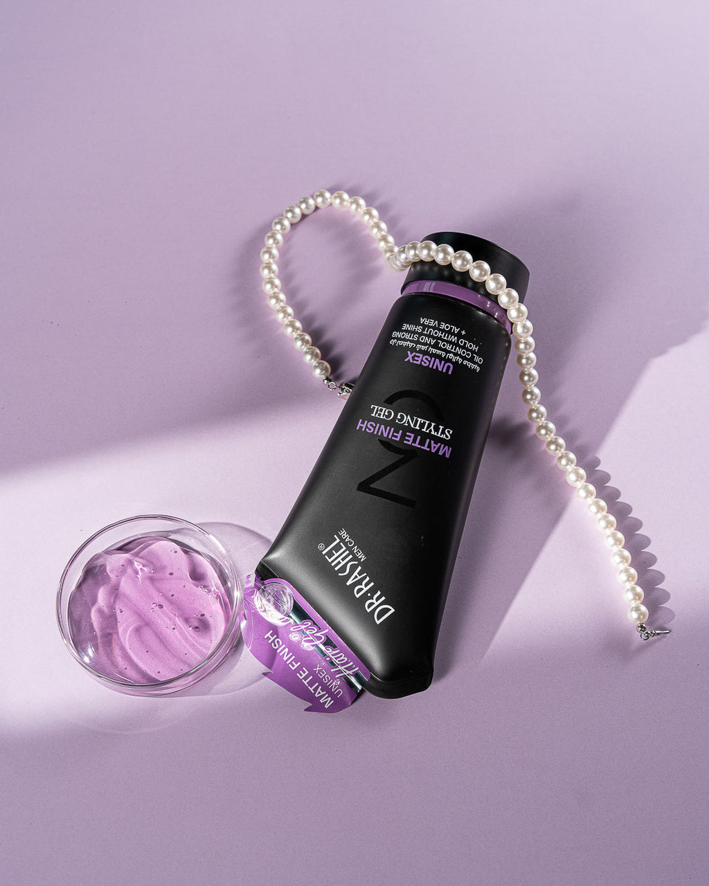 DR RASHEL Matte Finish Styling Gel Unisex – Oil Control, Strong Hold Without Shine, Aloe Vera Infused Non-Greasy Styling Gel