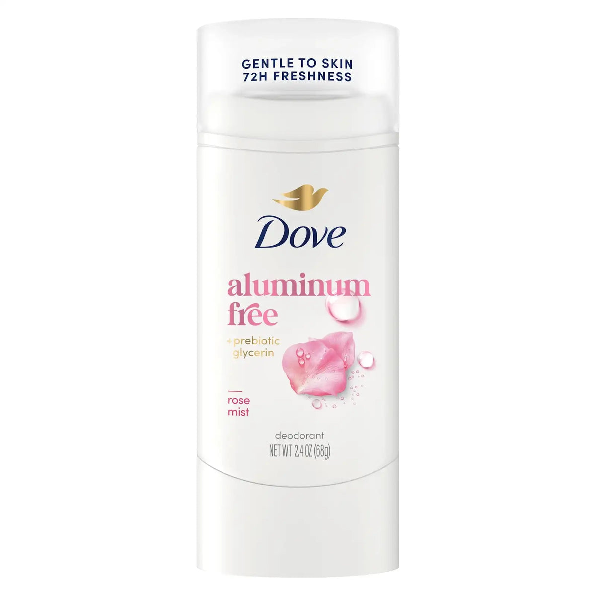Dove - Rose Mist Aluminum Free Deodorant Stick - 2.4 Oz (68g)