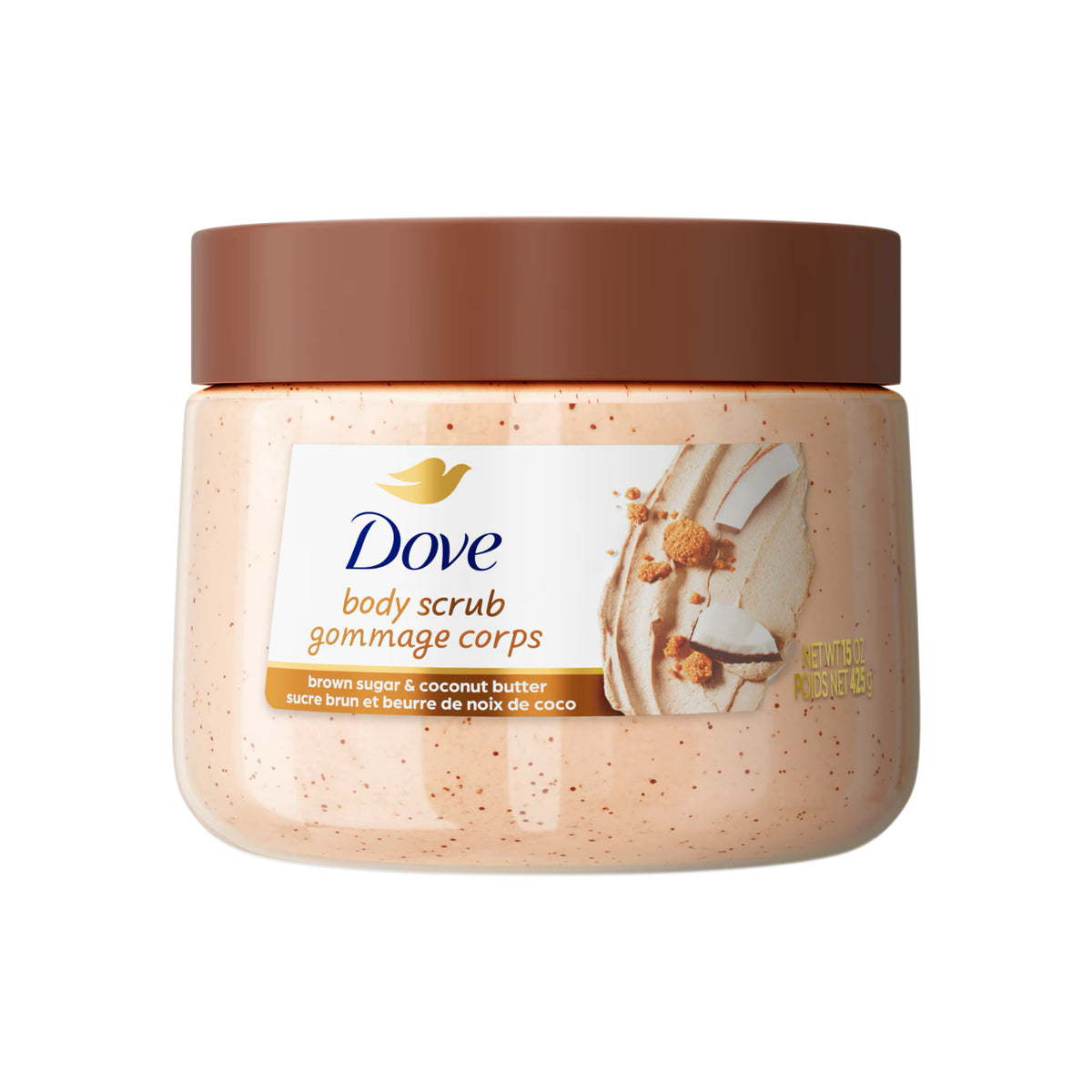 Dove - Body Scrub Brown Sugar & Coconut Butter - 15 Oz (425G)