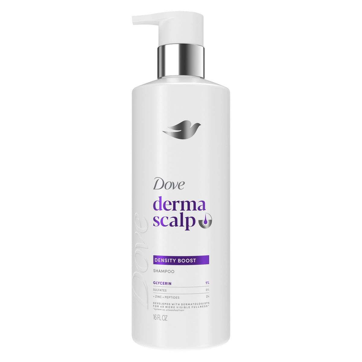 Dove - Derma Scalp Density Boost Shampoo With 1% Glycerin - 16 Fl Oz