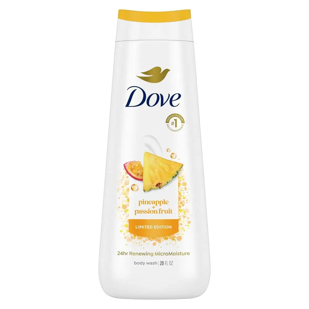 Dove - Limited Edition Pineapple & Passion Fruit Body Wash - 20 Oz
