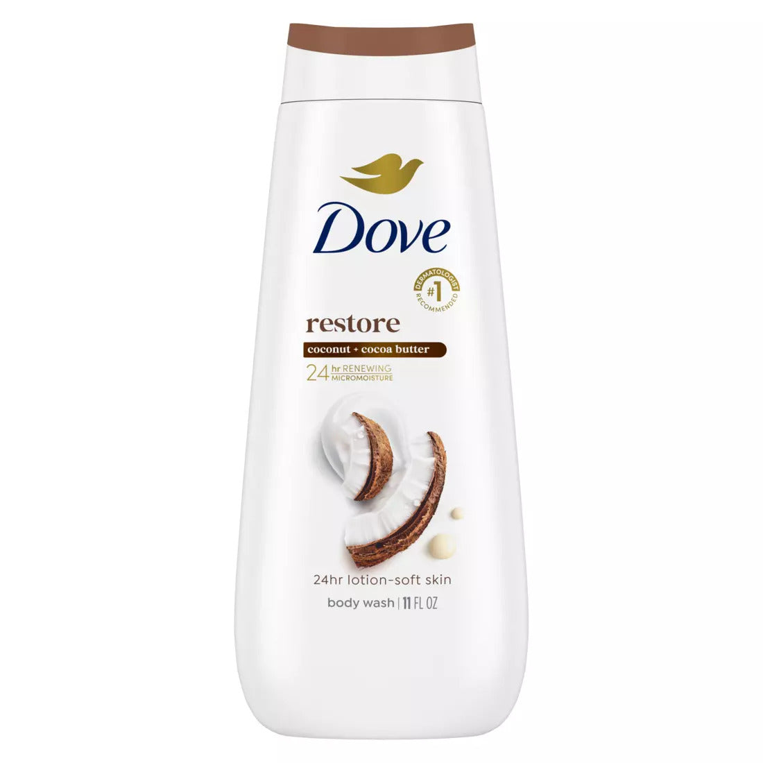 Dove - Restoring Coconut & Cocoa Butter Body Wash - 11 Fl Oz (325ml)