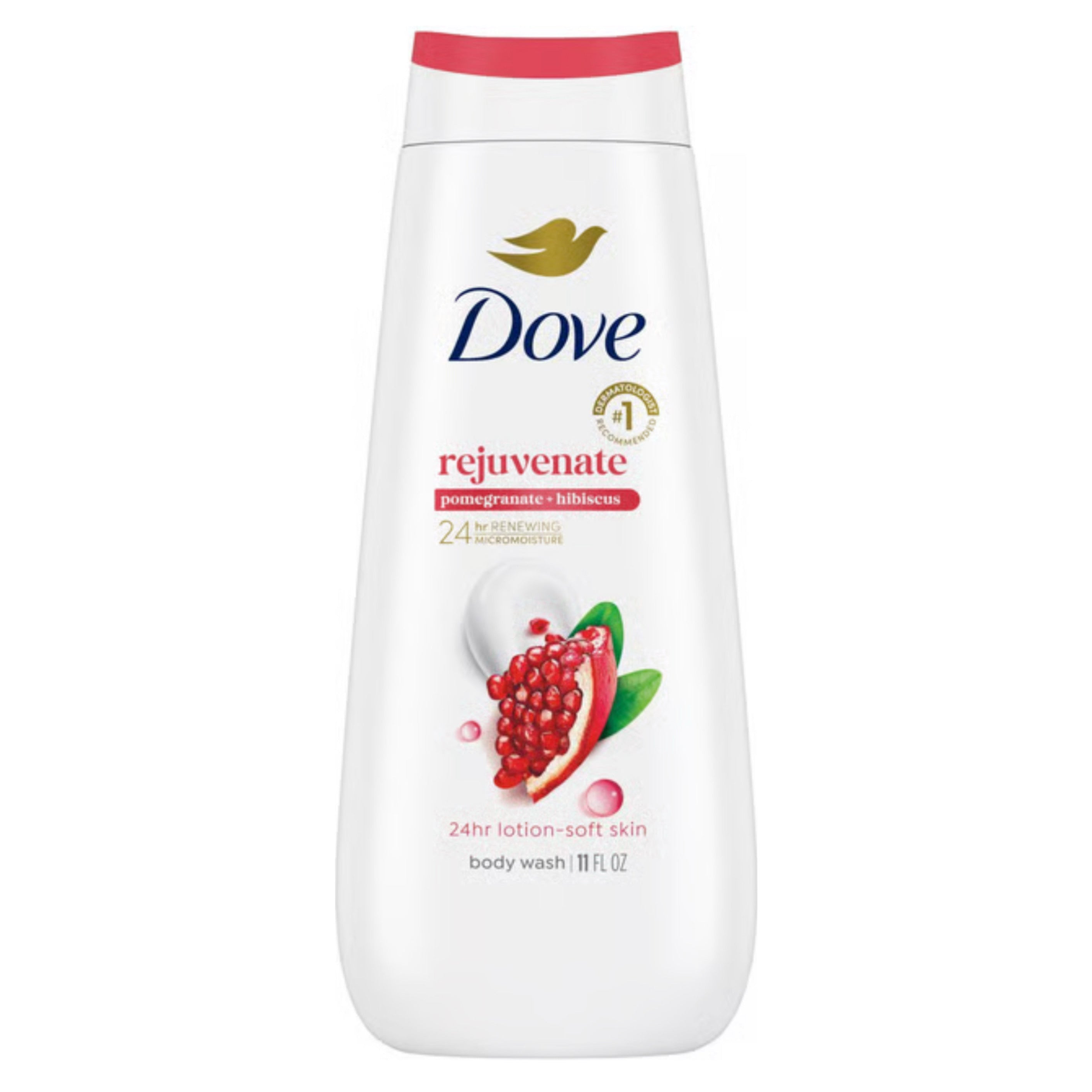 Dove - Rejuvenating Pomegranate & Hibiscus Body Wash - 11 Fl Oz (325ml)