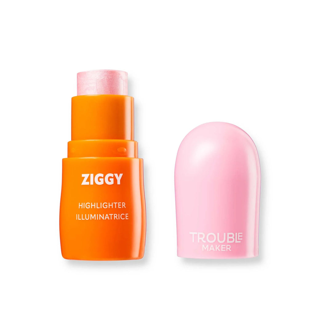 Trouble Maker - Ziggy Stick Glass Highlight - Earthling Pink
