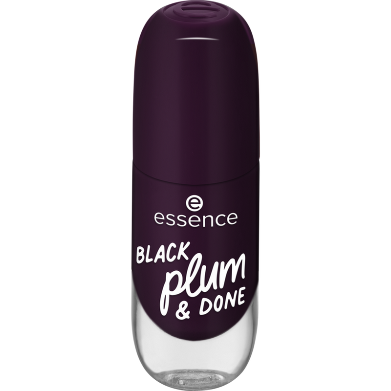 Essence - Gel Nail Polish - 84 Black Plum 8Ml