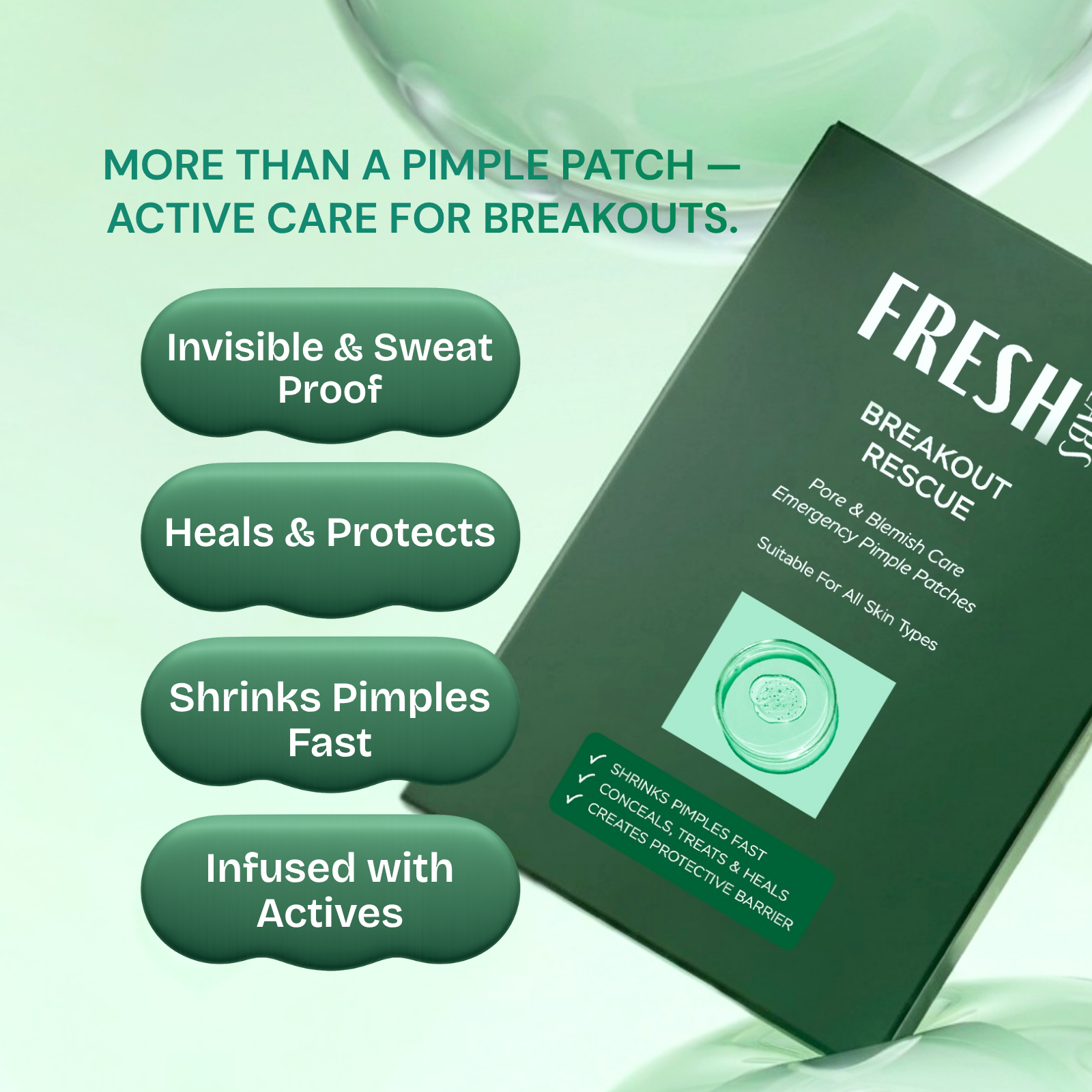FreshLabs - Breakout Rescue Acne Patches