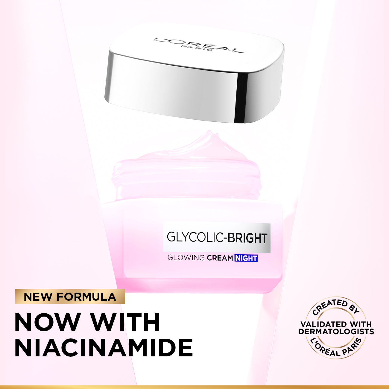 L'Oréal Paris - Glycolic-Bright Glowing Cream Night 15ml
