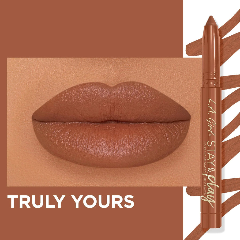 LA Girl - Stay & Play Lip Crayon