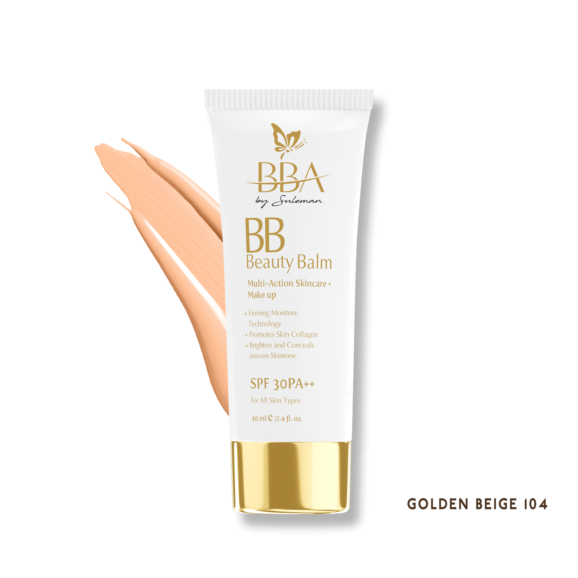 BBA By Suleman - Bb Cream - 104 Godlen Beige 40ml