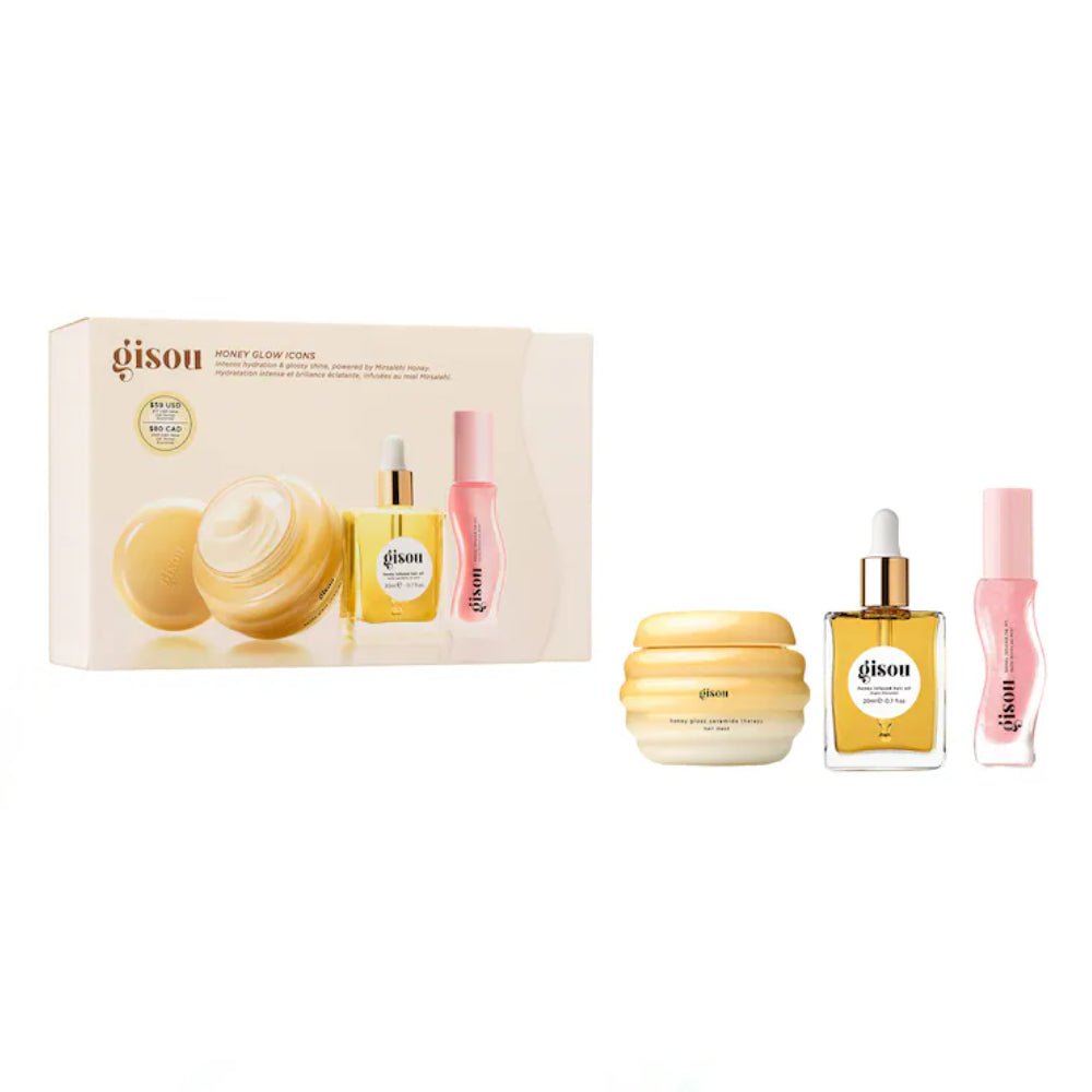 Gisou - Honey Glow Icons Hair & Lip Set
