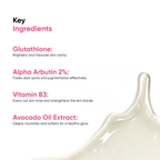 Oneskin - Glow Getter - Glutathione Alpha Arbutin 2%, Vitamin B3, Avocado Oil Extract - 30ml