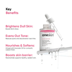 Oneskin - Glow Getter - Glutathione Alpha Arbutin 2%, Vitamin B3, Avocado Oil Extract - 30ml