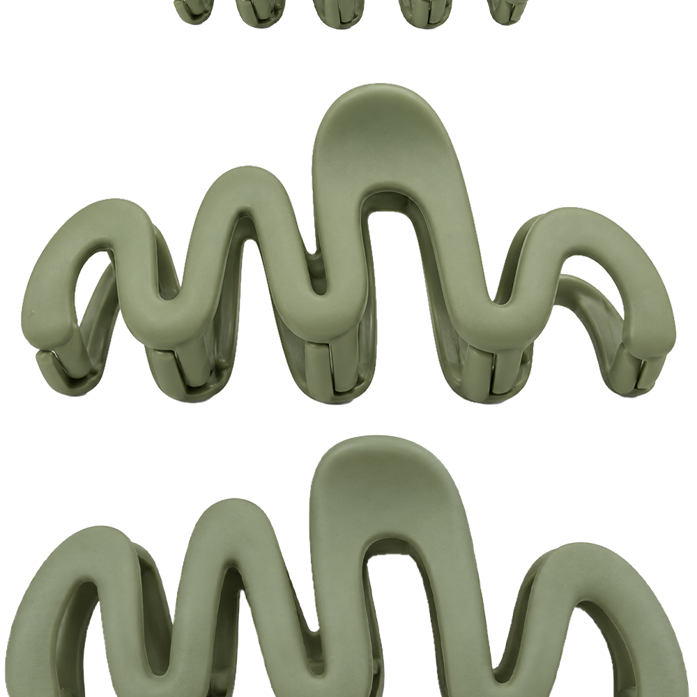 Bleuface - Wavy Claw Clip