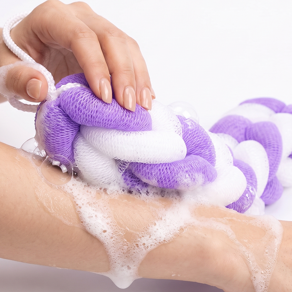 Bleuface - Braided Loofah