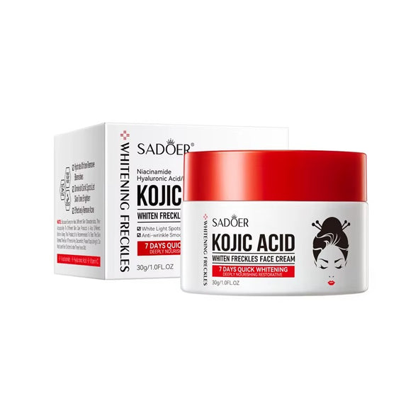 Sadoer - Kojic Acid Freckle Remover Whitening Face Cream 30G